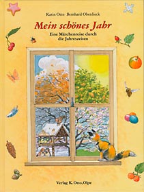 Illustration Bilderbuch Jahresreigen, Kinderbuchillustration, Aquarell