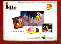 Illustration Webseite Molly Idle