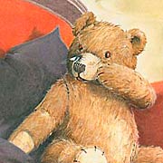 Illustration Teddy mit Fliege